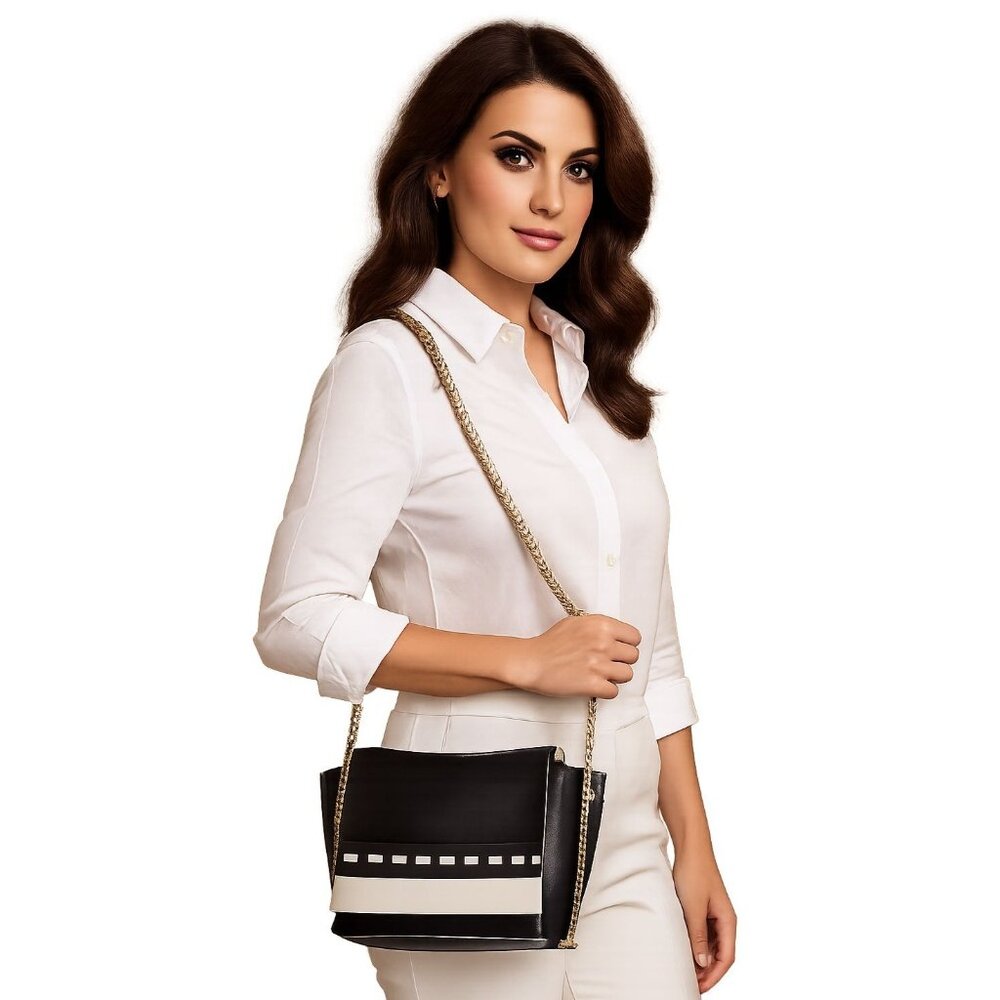 Badgley Mischka Belle Crossbody Bag Purse Shoulder Leather Women's Woman's